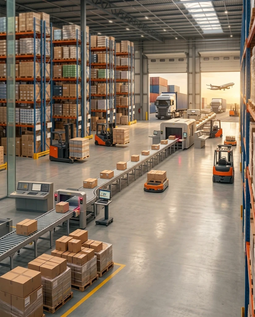Warehouse storage and distribution operations